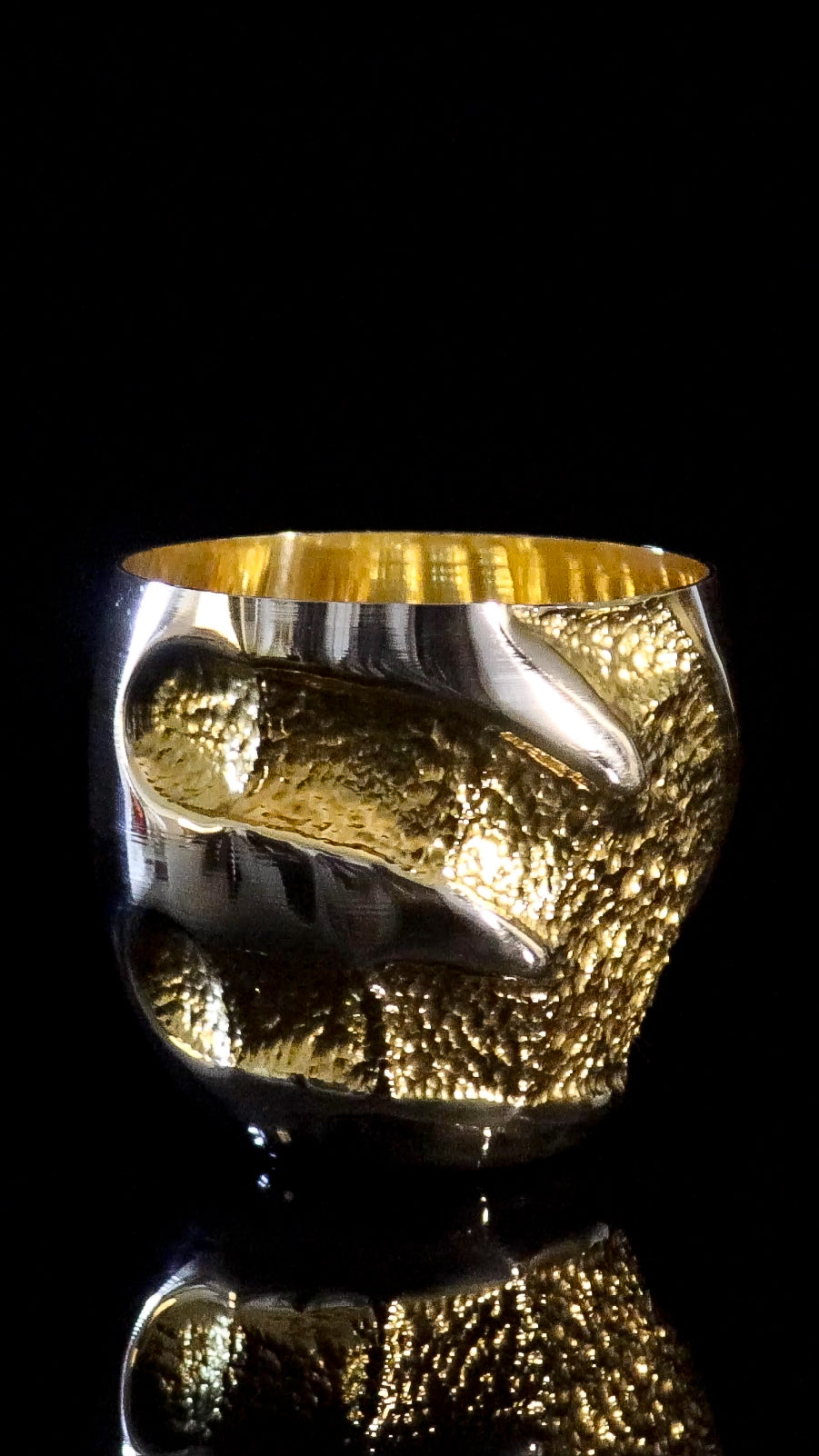 CHASED COPPER TUMBLER # 33
