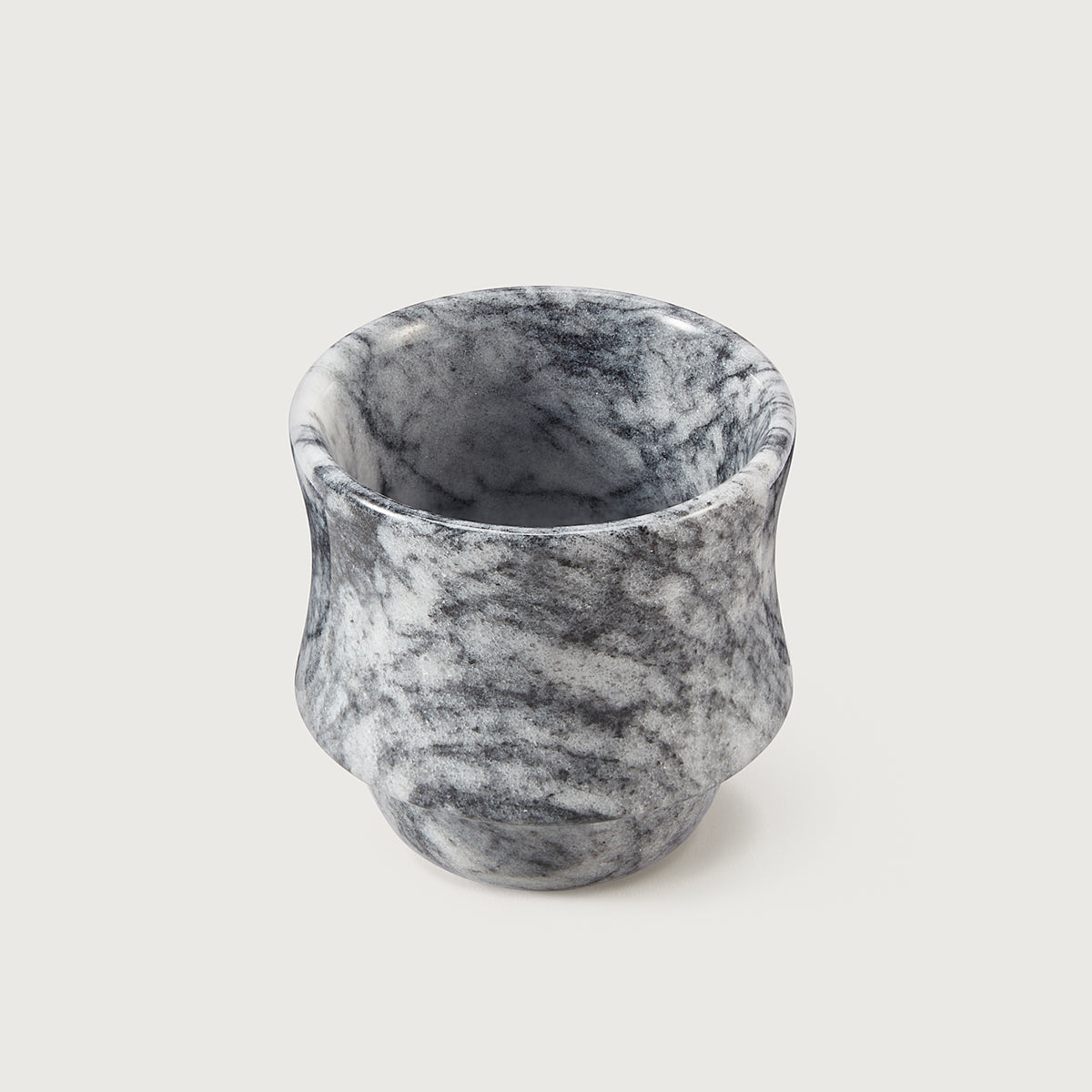 STACKABLE WAVES MARBLE CUP - MUĞLA BLACK