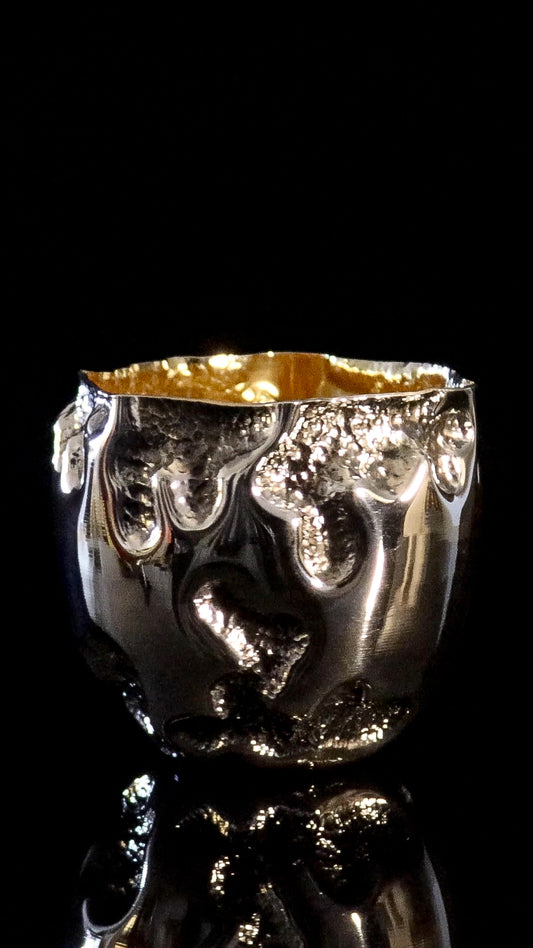 CHASED COPPER TUMBLER # 16