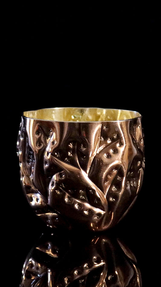 CHASED COPPER TUMBLER # 17