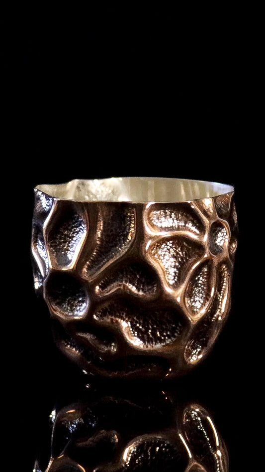 CHASED COPPER TUMBLER # 19