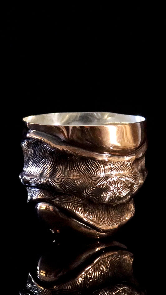 CHASED COPPER TUMBLER # 23