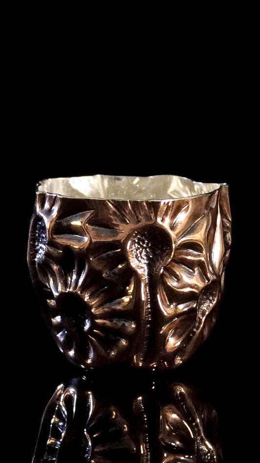 CHASED COPPER TUMBLER # 24