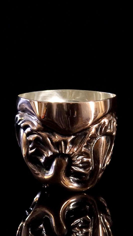 CHASED COPPER TUMBLER # 27