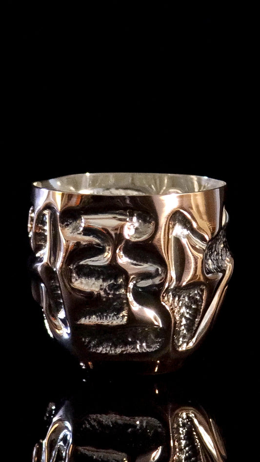 CHASED COPPER TUMBLER # 2
