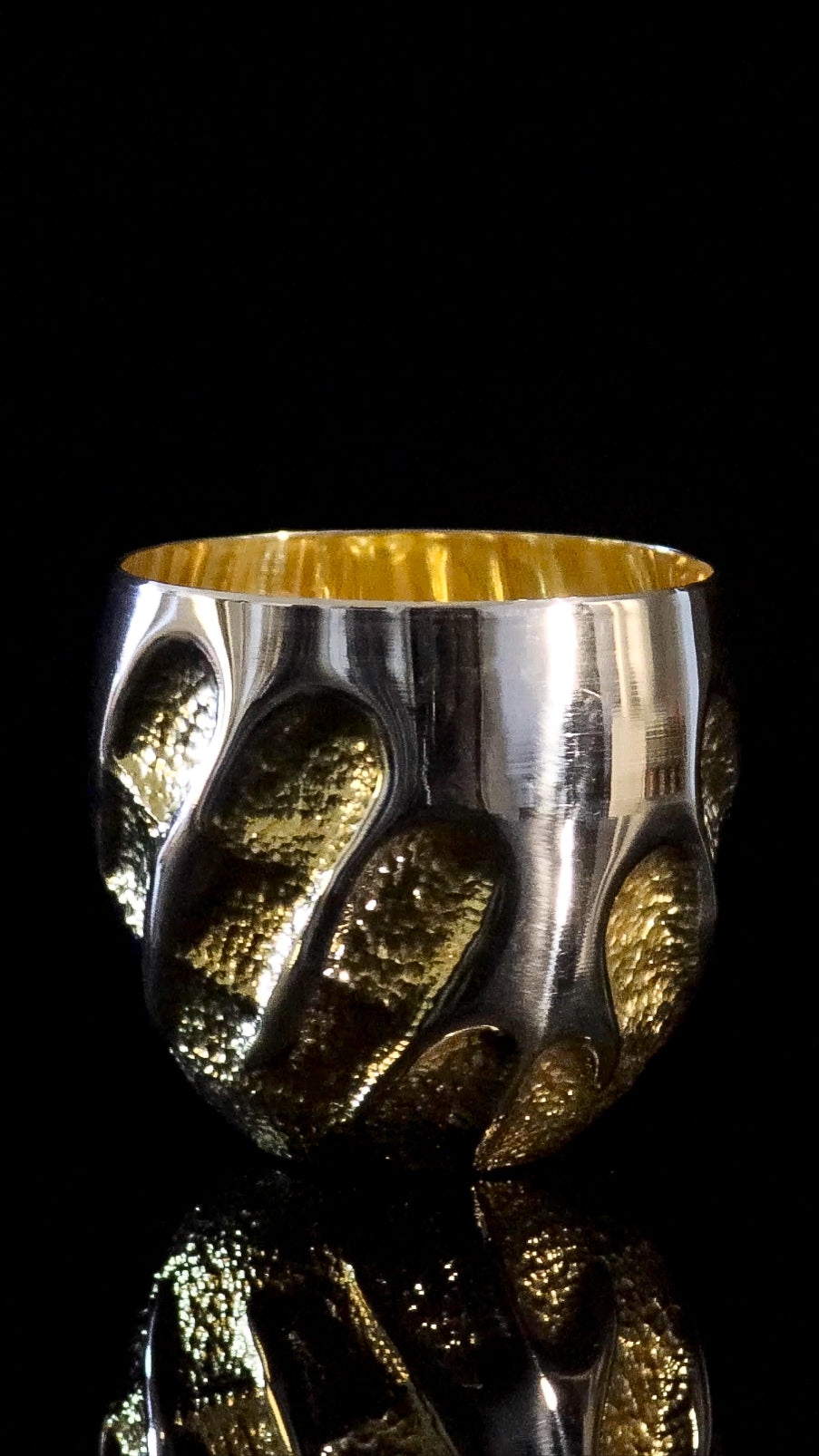 CHASED COPPER TUMBLER # 32