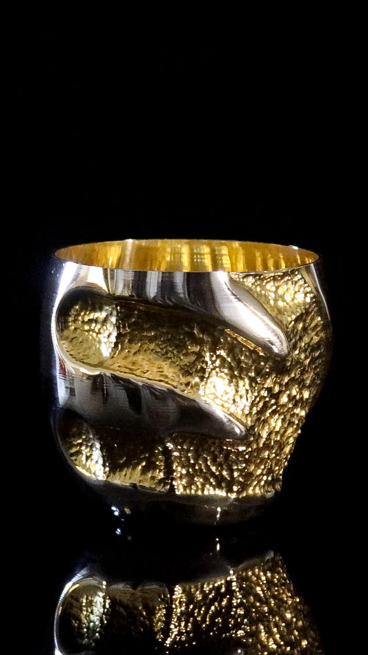 CHASED COPPER TUMBLER # 33