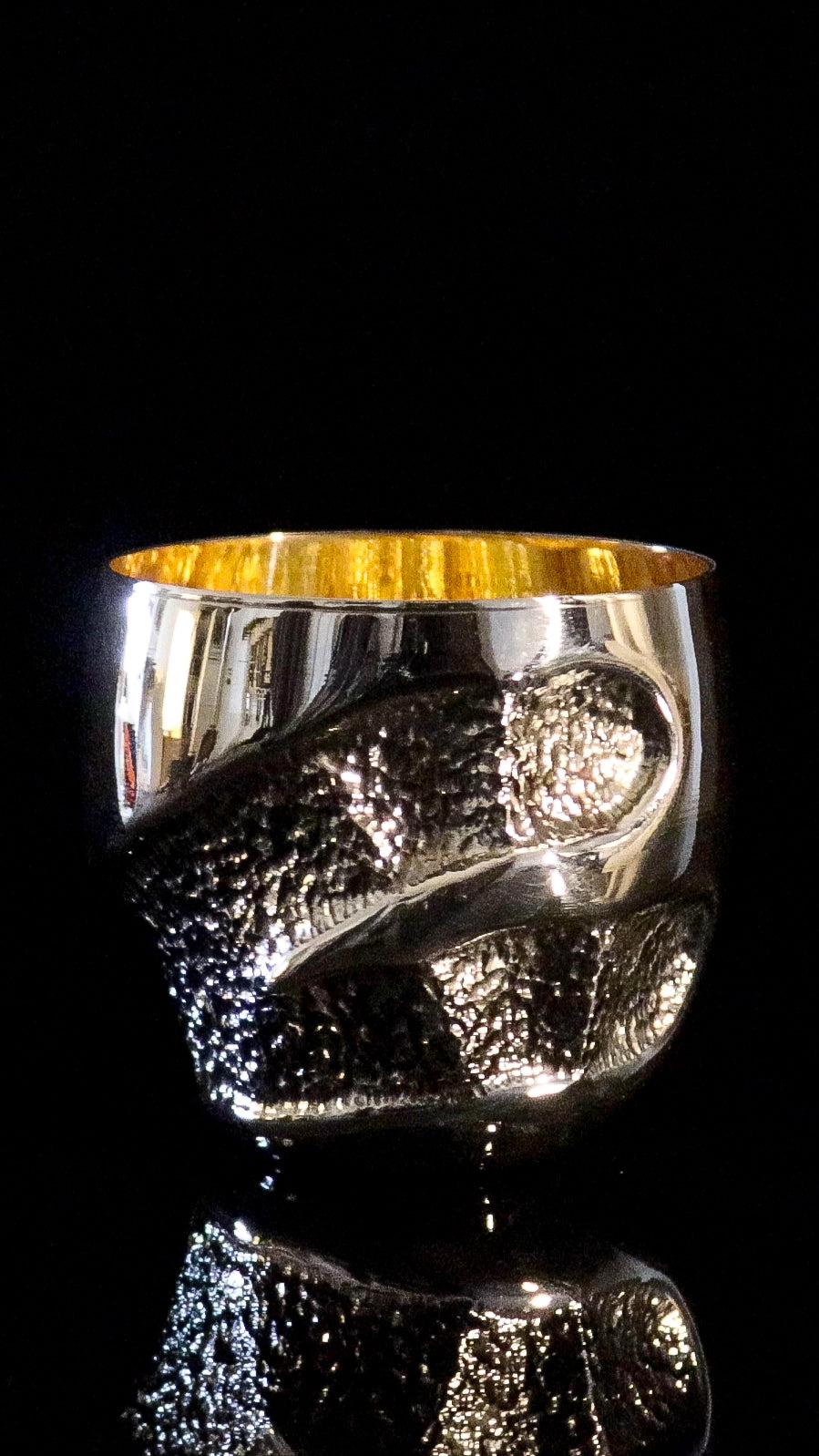 CHASED COPPER TUMBLER # 34