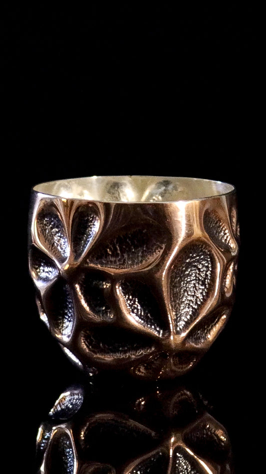 CHASED COPPER TUMBLER # 36