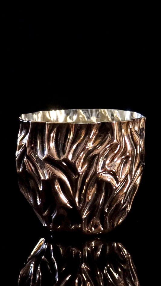 CHASED COPPER TUMBLER # 7