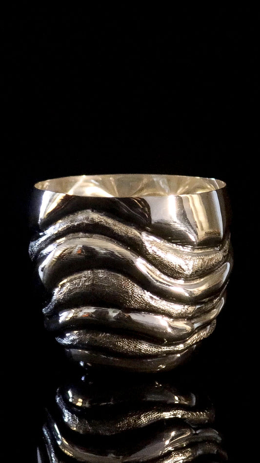 CHASED COPPER TUMBLER # 8