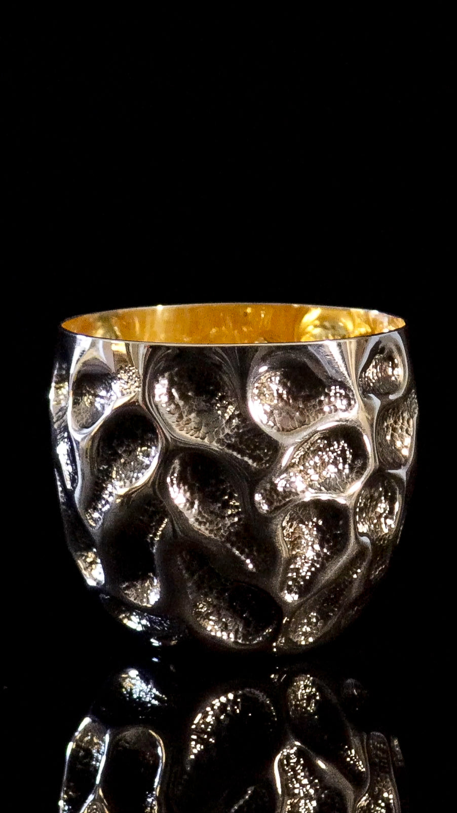 CHASED COPPER TUMBLER # 9