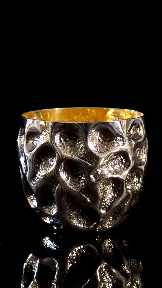 CHASED COPPER TUMBLER # 9