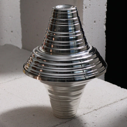 SERRATED SILVER TUMBLER