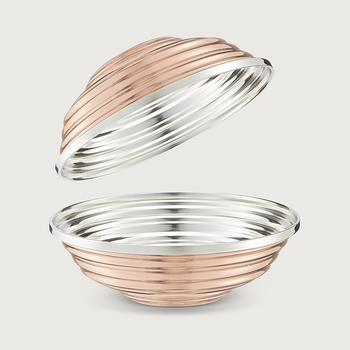 SERRATED COPPER BOWL SET
