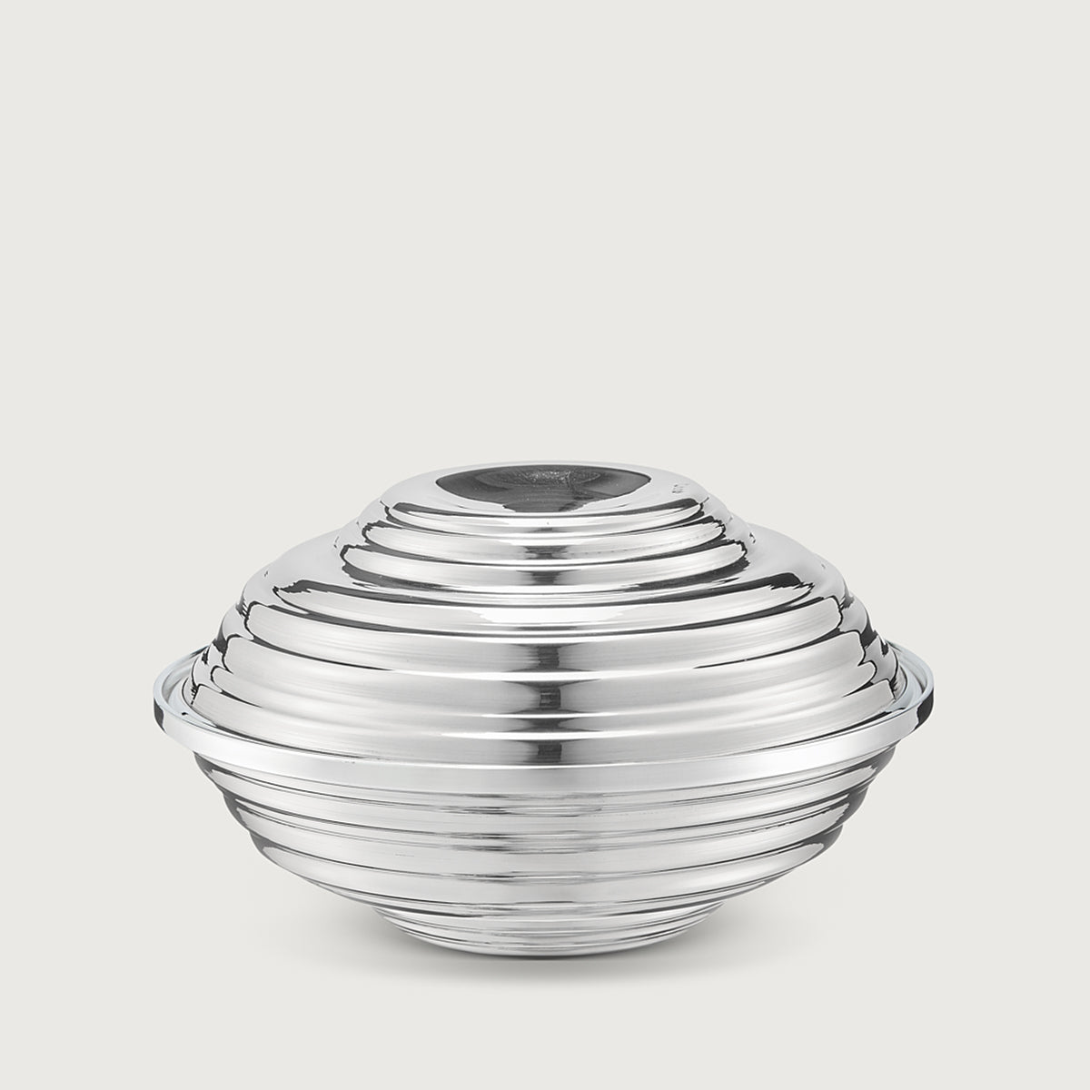 SERRATED SILVER BOWL SET