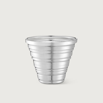 SERRATED SILVER TUMBLER