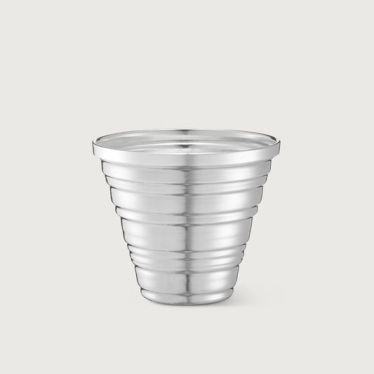SERRATED SILVER TUMBLER