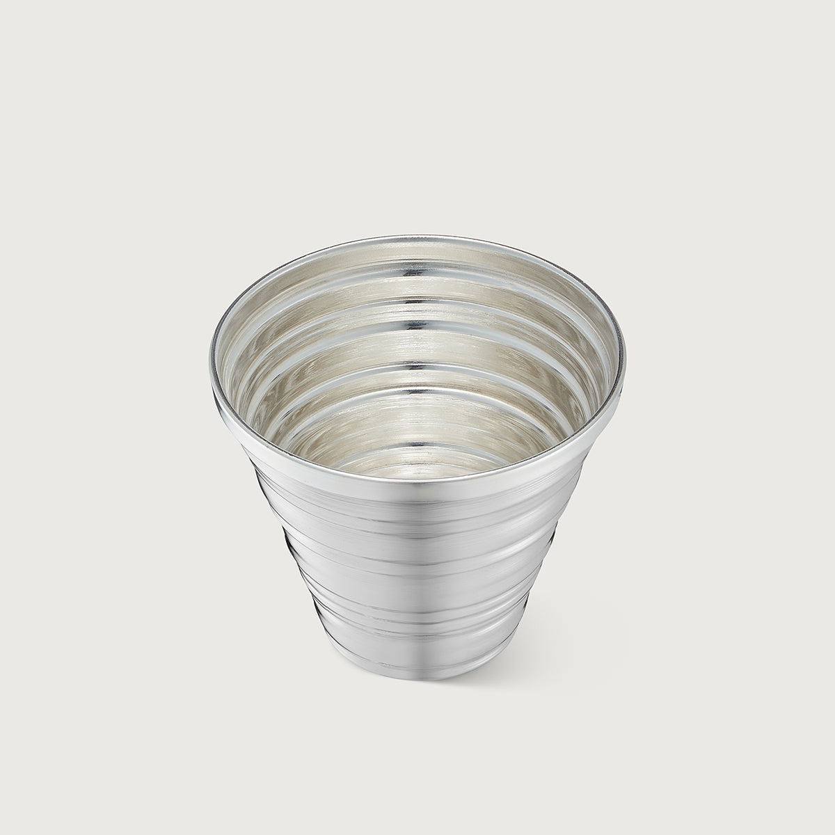 SERRATED SILVER TUMBLER