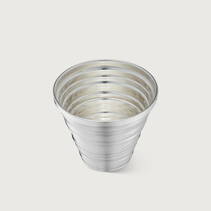 SERRATED SILVER TUMBLER