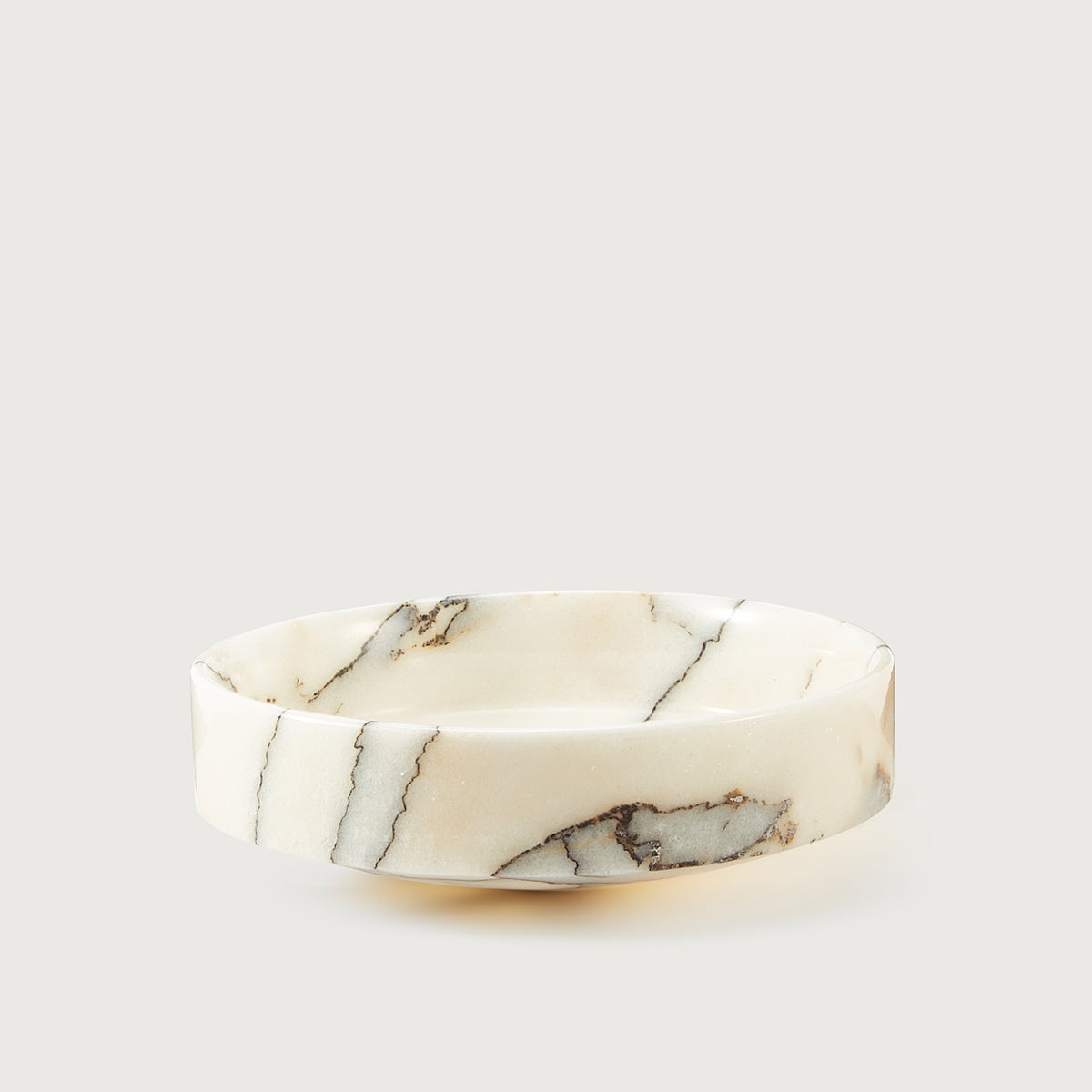 TUMBLING MARBLE BOWL - AFYON LILAC