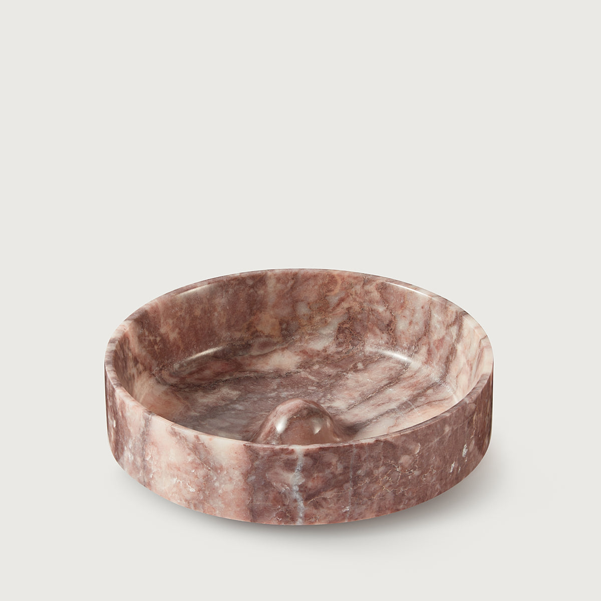 TUMBLING MARBLE BOWL - AFYON RED